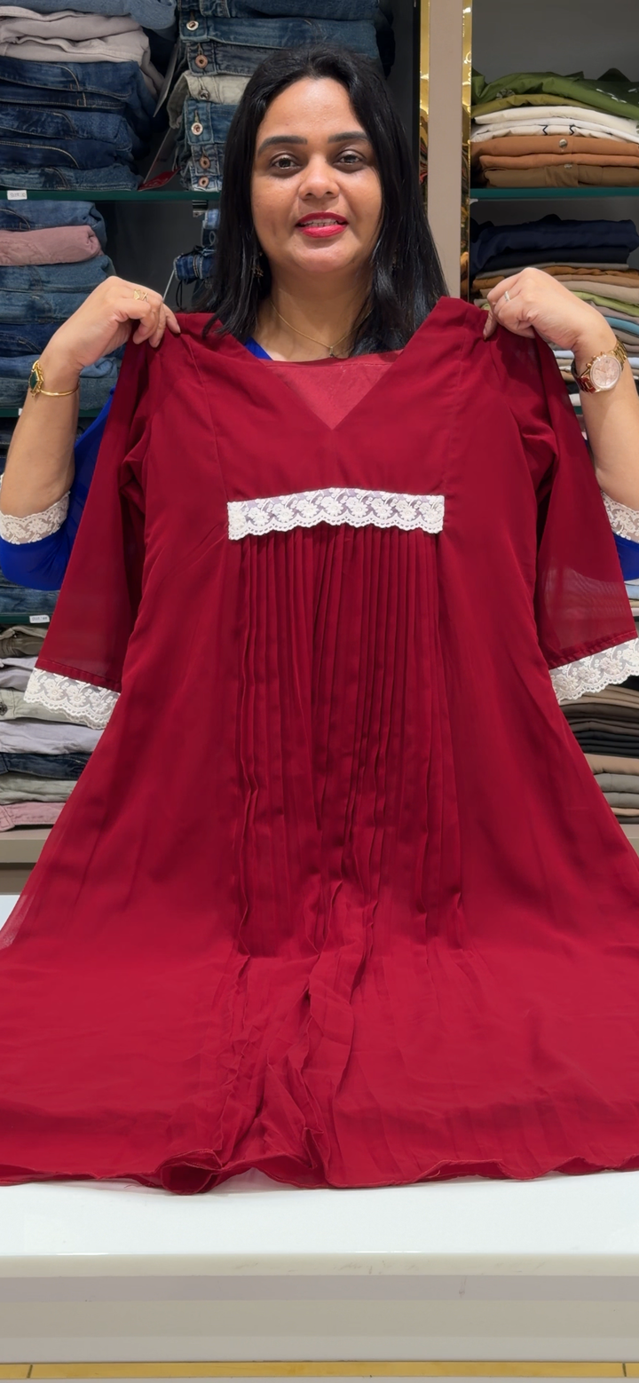 IN-HOUSE GEORGETTE ALINE TOPS  - NUWA - 1689