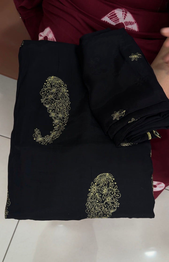 MUL CHANDERI UNSTITCHED SALWAR SUITS - NUWA-1948