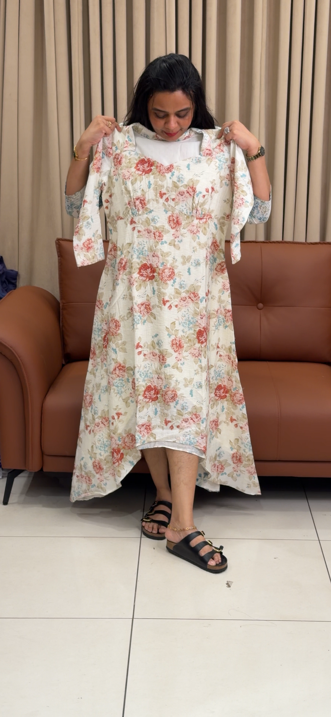 DESIGNER PRINED FROCKS - NUWA - 1977