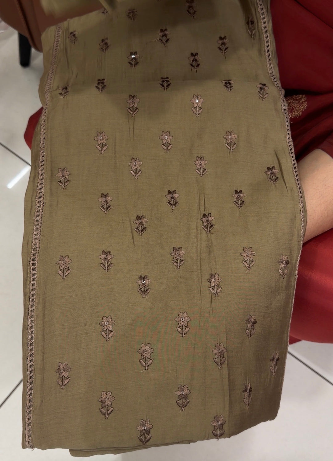 MALAI CHANDERI UNSTITCHED SALWAR SUITS - NUWA-1841
