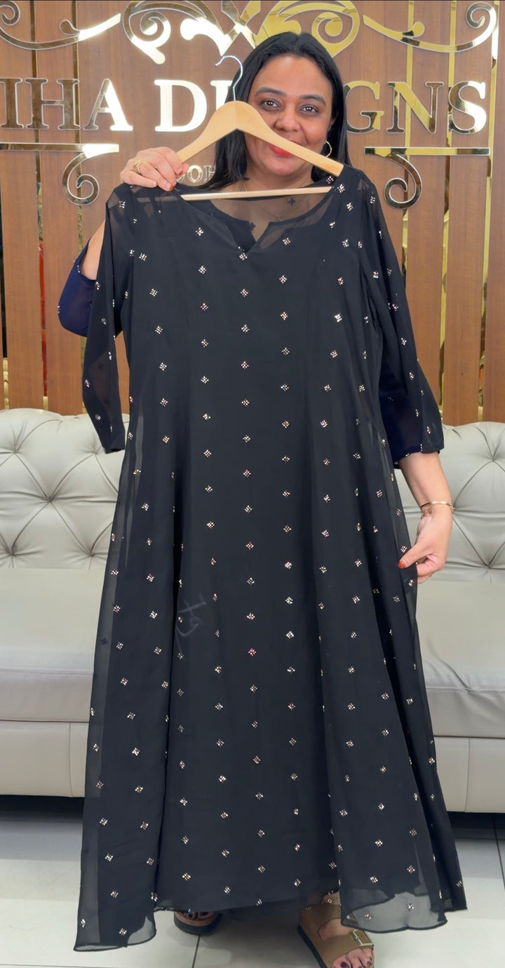 SEMI PARTY WEAR ALINE TOPS - NUWA-1957