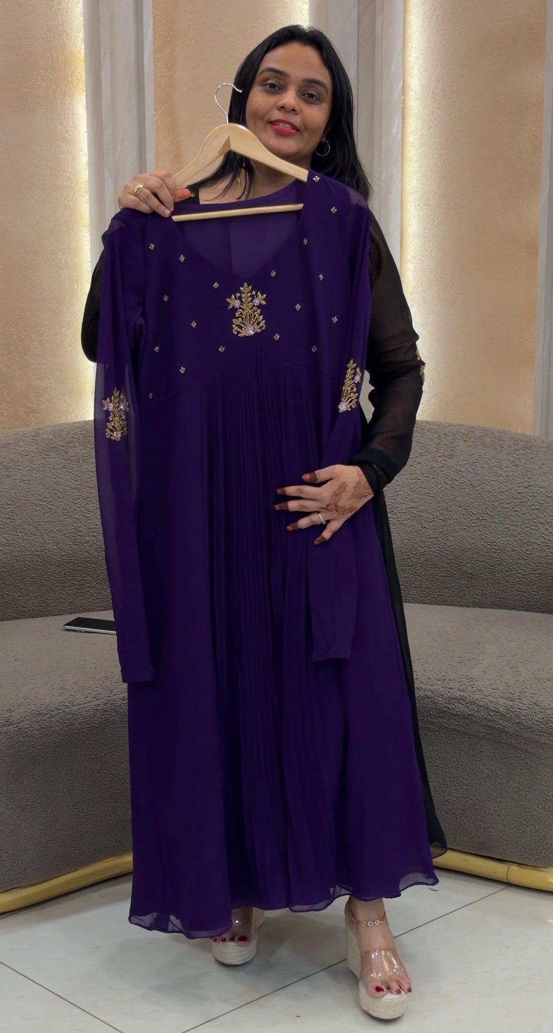 HAND WORKED ALINE TOPS - NUWA-1203