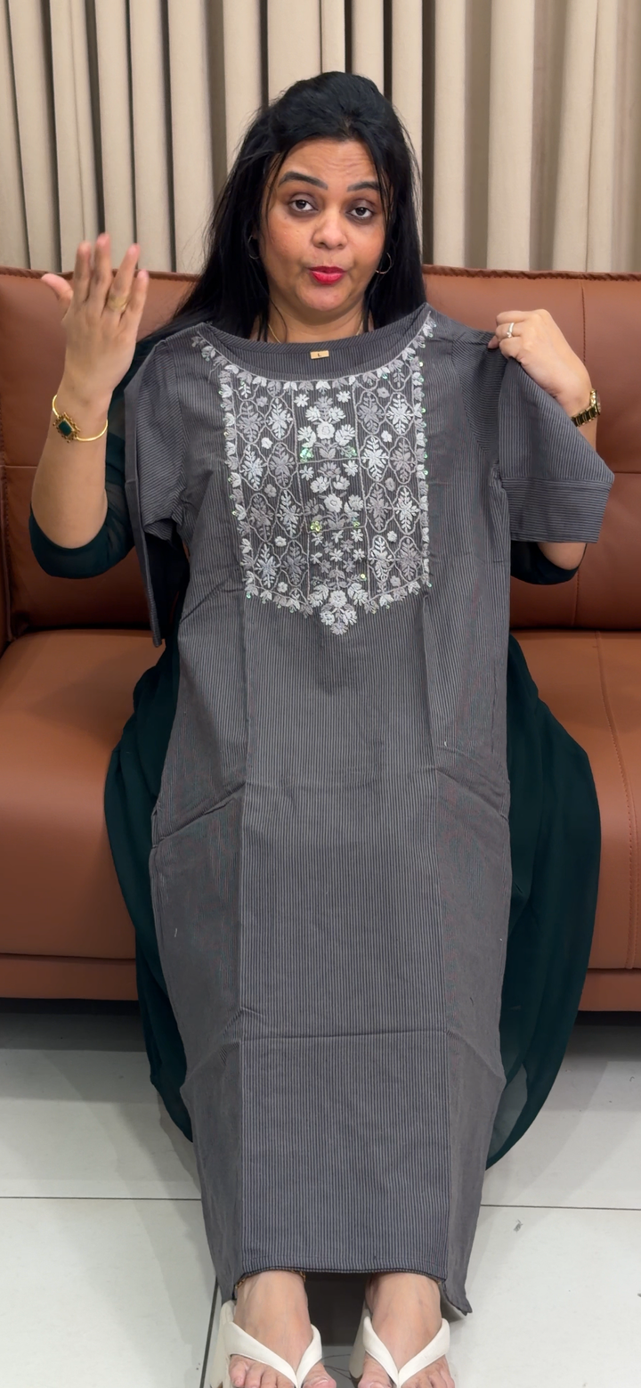 PRINTED COTTON LONG TOPS - NUWA - 1987