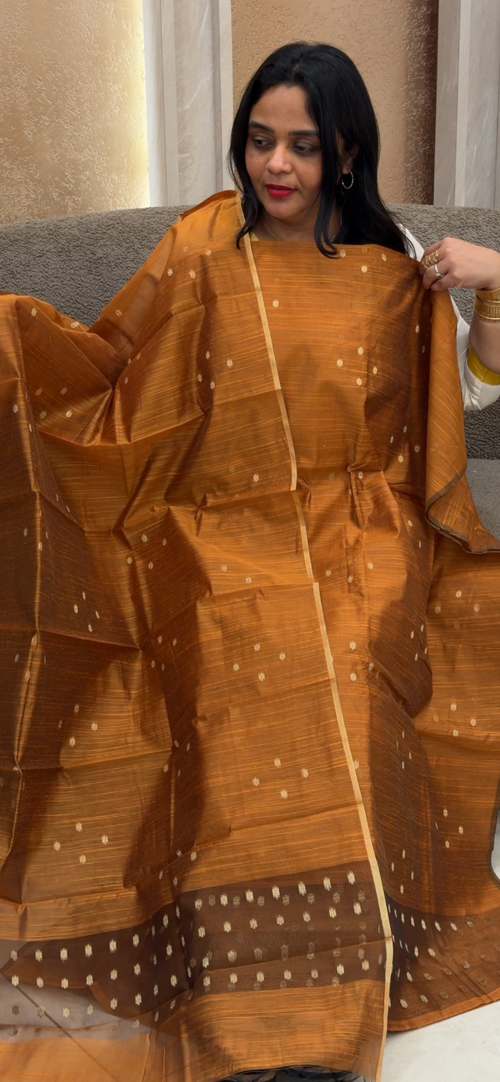 SEMI DUPION UNSTITCHED SALWAR SUITS - NUWA - 1624