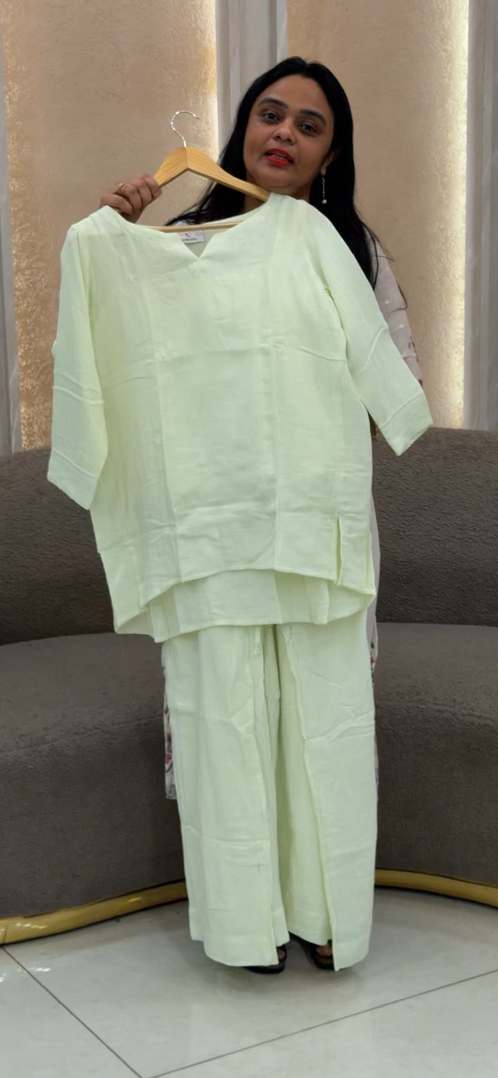LINEN CO-ORDS SETS - NUWA - 2315