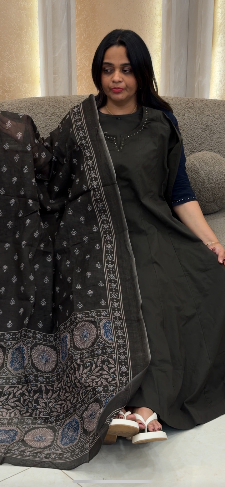 ANARKALI TOP BOTTOM AND DUPATTA - NUWA-288