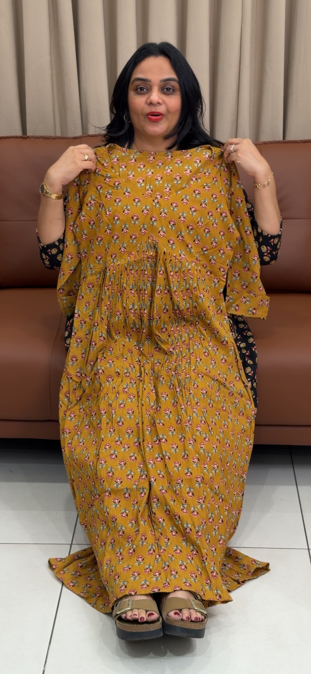 PRINTED COTTON ALIYA CUT TOPS - NUWA - 1348