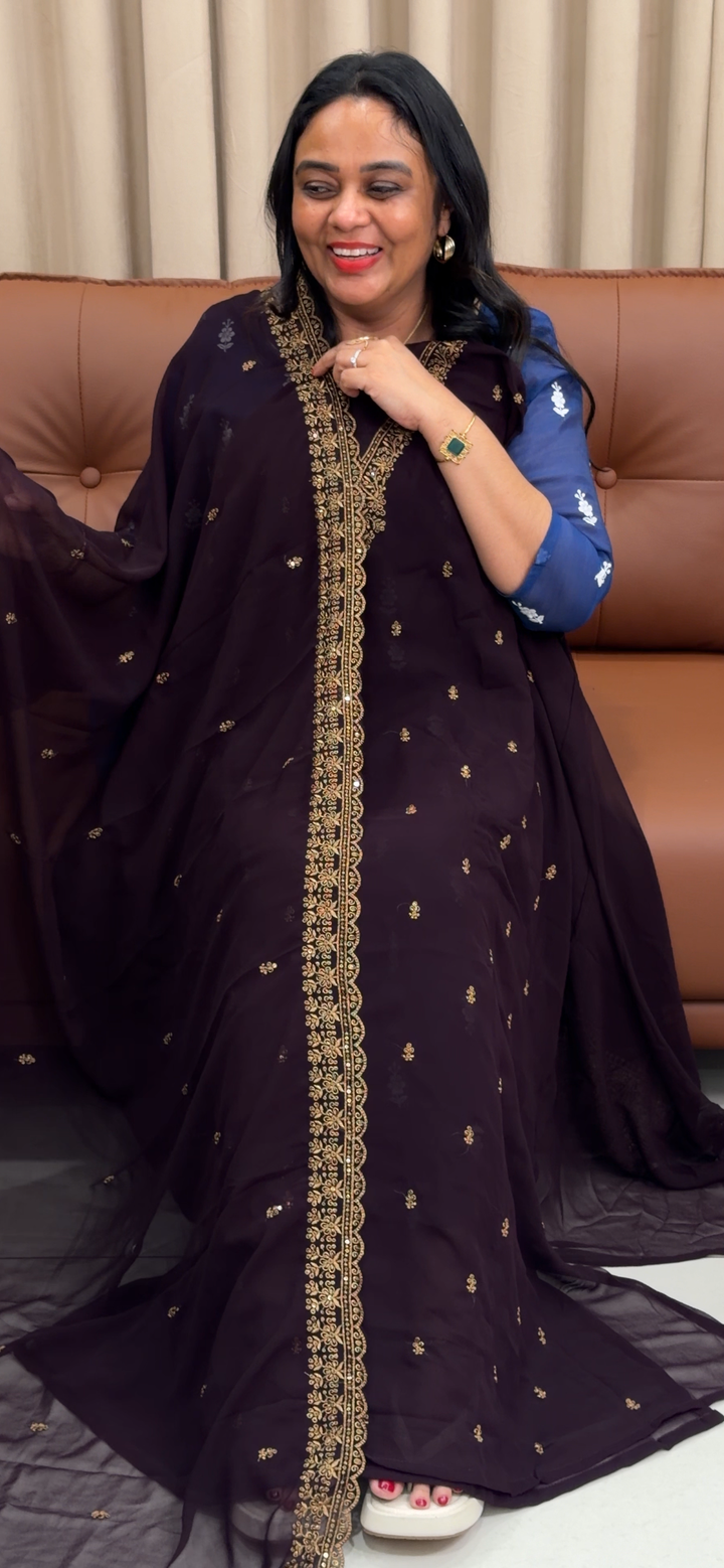 PARTY WEAR UNSTITCHED SALWAR SUITS - NUWA - 1425