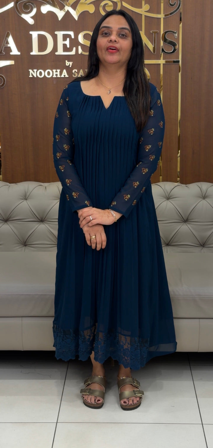 FAUX GEORGETTE ALINE TOPS - NUWA-817