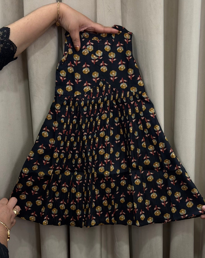 IN- HOUSE PRINTED COTTON KIDS FROCKS - NUWA-1344