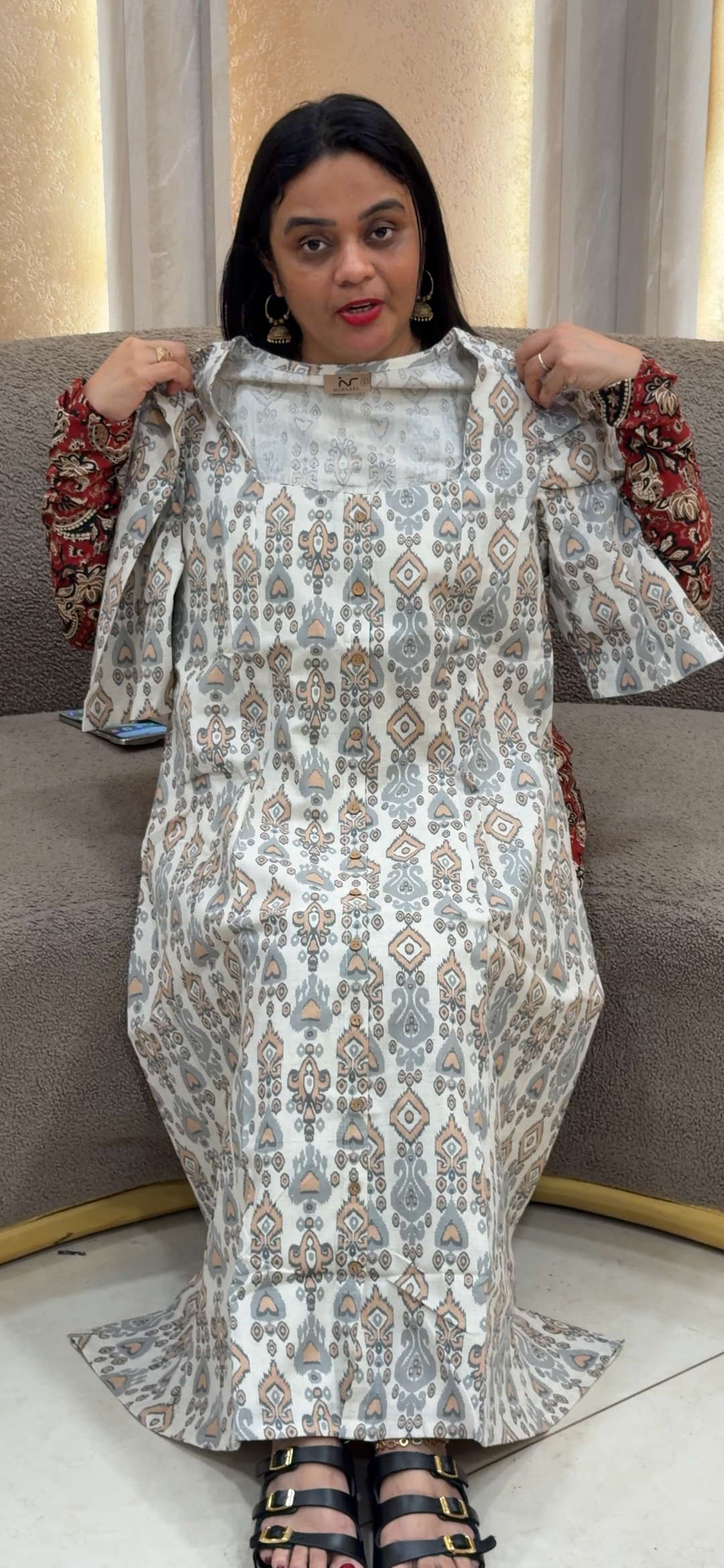 PRINTED COTTON FROCKS - NUWA - 1662