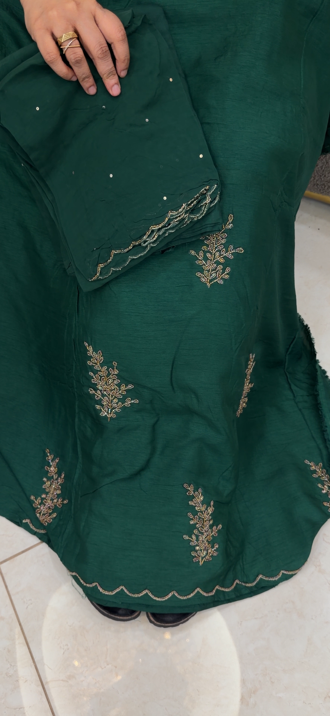 DOLA SILK UNSTITCHED SALWAR SUITS - NUWA - 2303