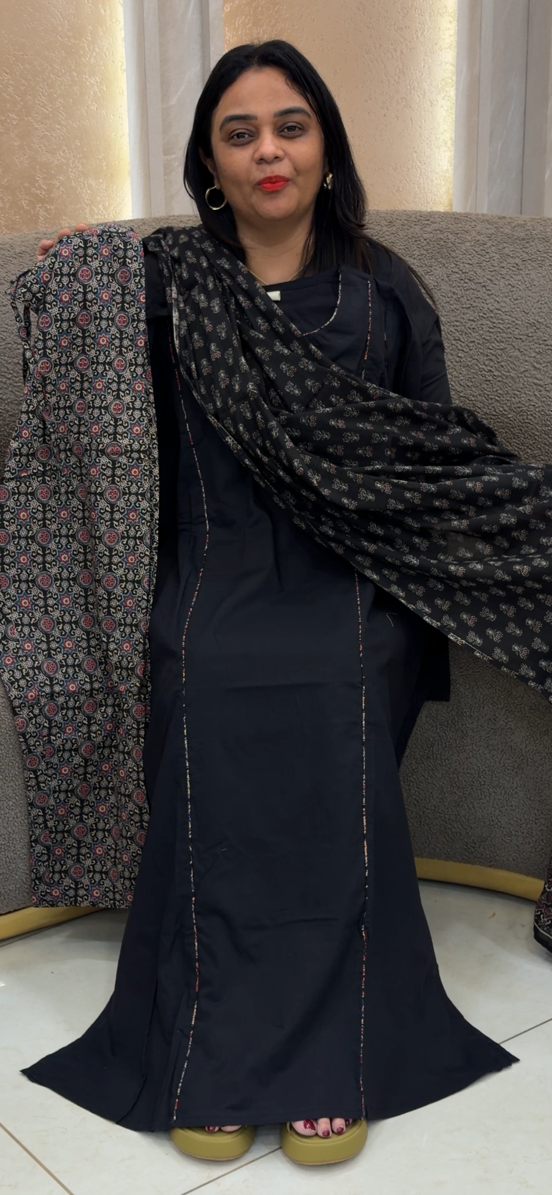 COTTON TOP, BOTTOM AND DUPATTA - NUWA - 1382