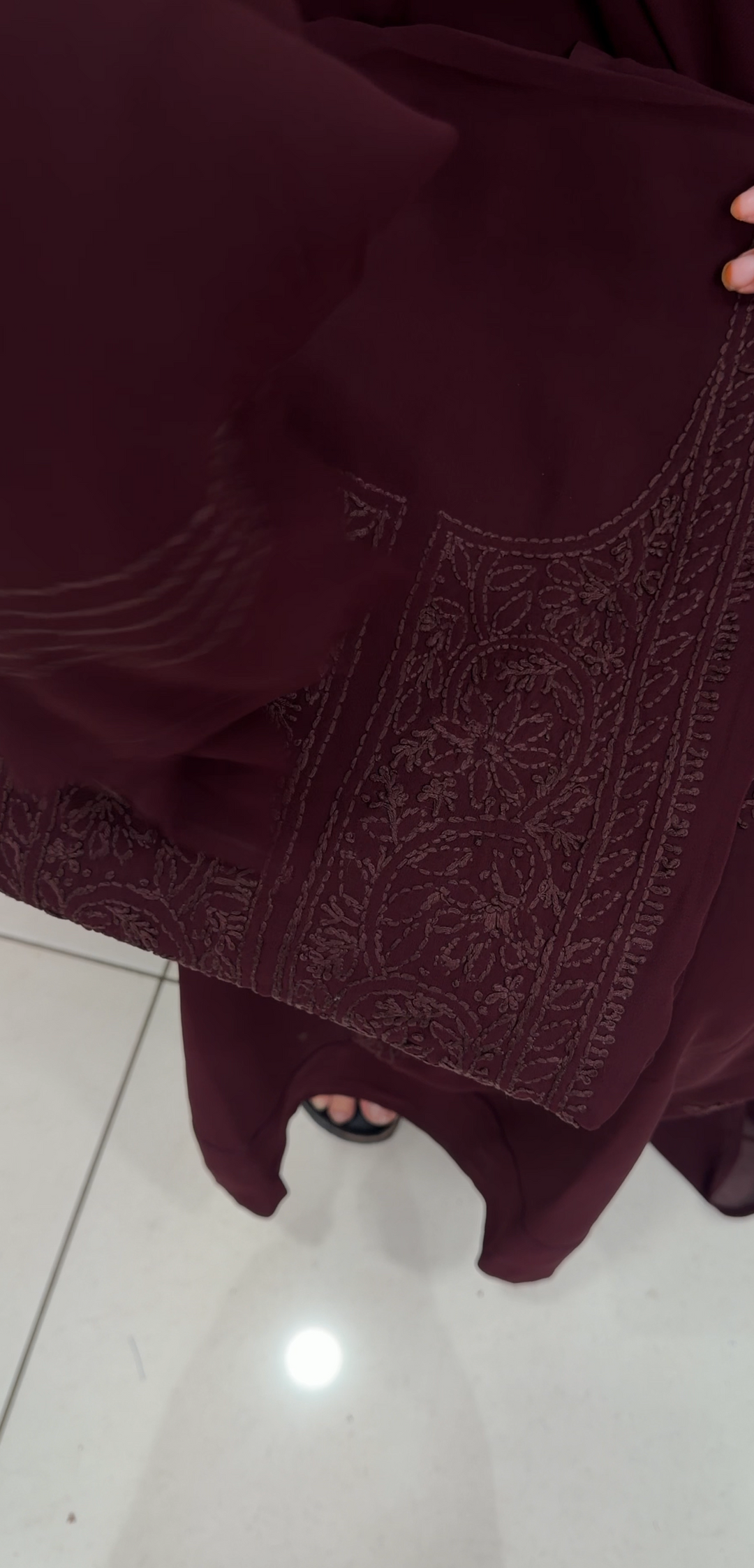 CHIKANKARI UNSTITCHED SALWAR SUITS - NUWA - 1958