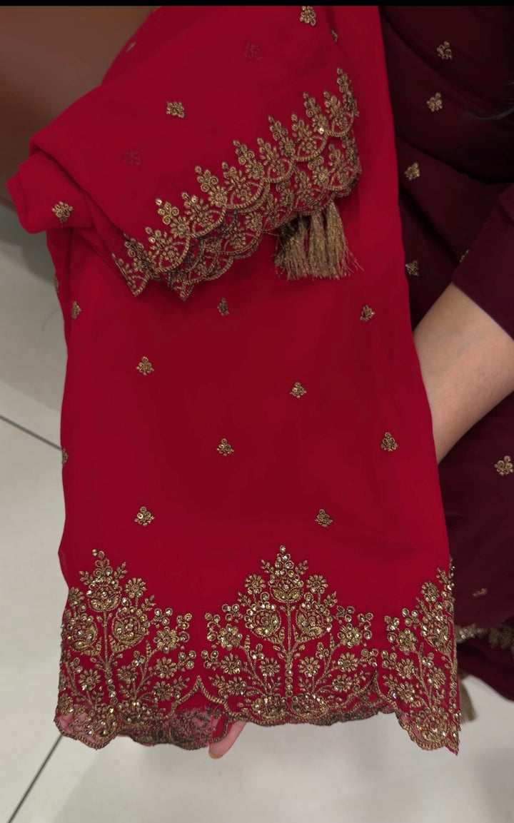 GEORGETTE UNSTITCHED SALWAR SUITS -NUWA-1567