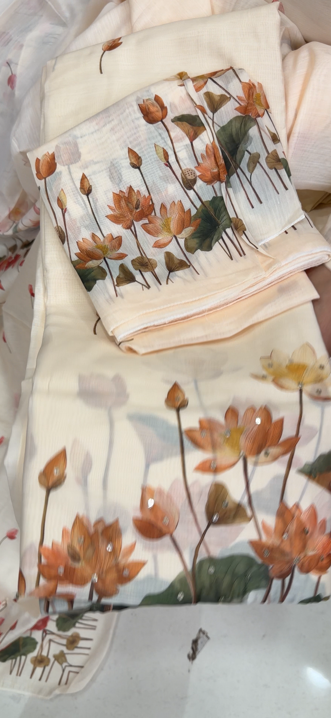 PRINTED UNSTITCHED SALWAR SUITS - NUWA - 1991