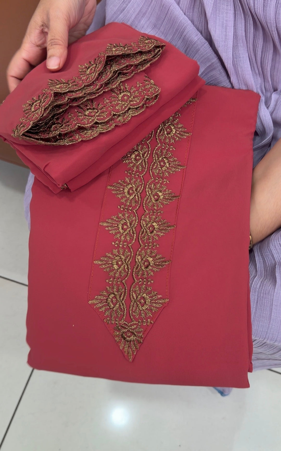 FAUX GEORGETTE UNSTITCHED SALWAR SUITS - NUWA-1962