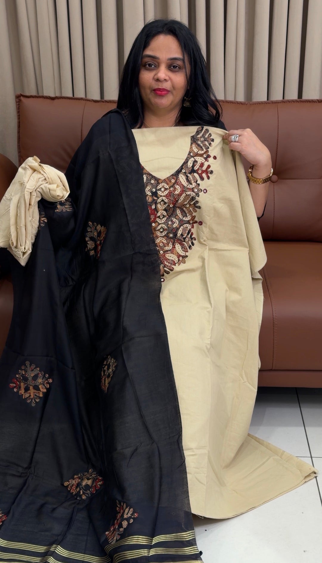 COTTON UNSTITCHED SALWAR SUITS - NUWA-1833