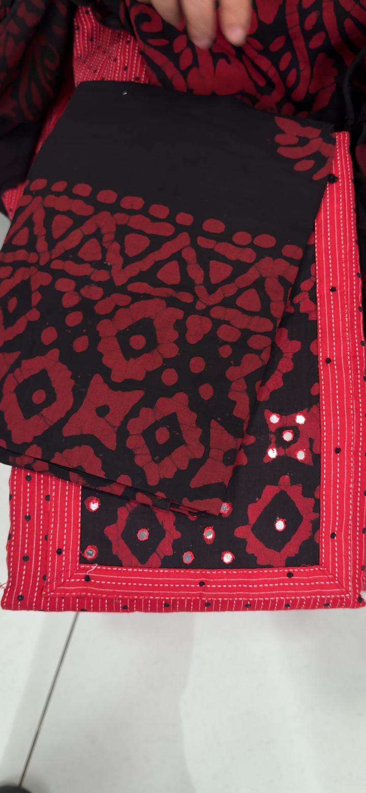 COTTON UNSTITCHED SALWAR SUITS - NUWA - 1730
