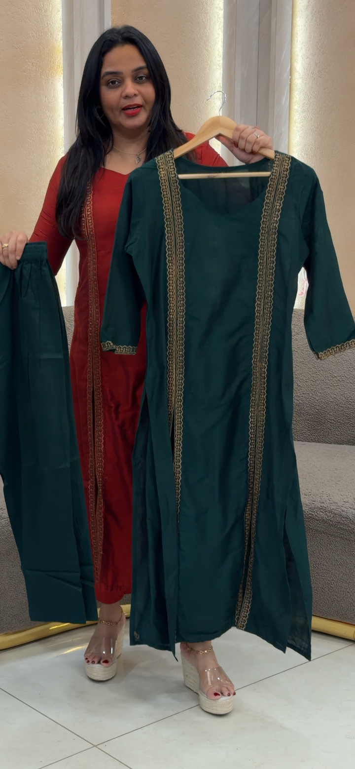 SLUB SILK CO-ORDS SETS - NUWA - 1240