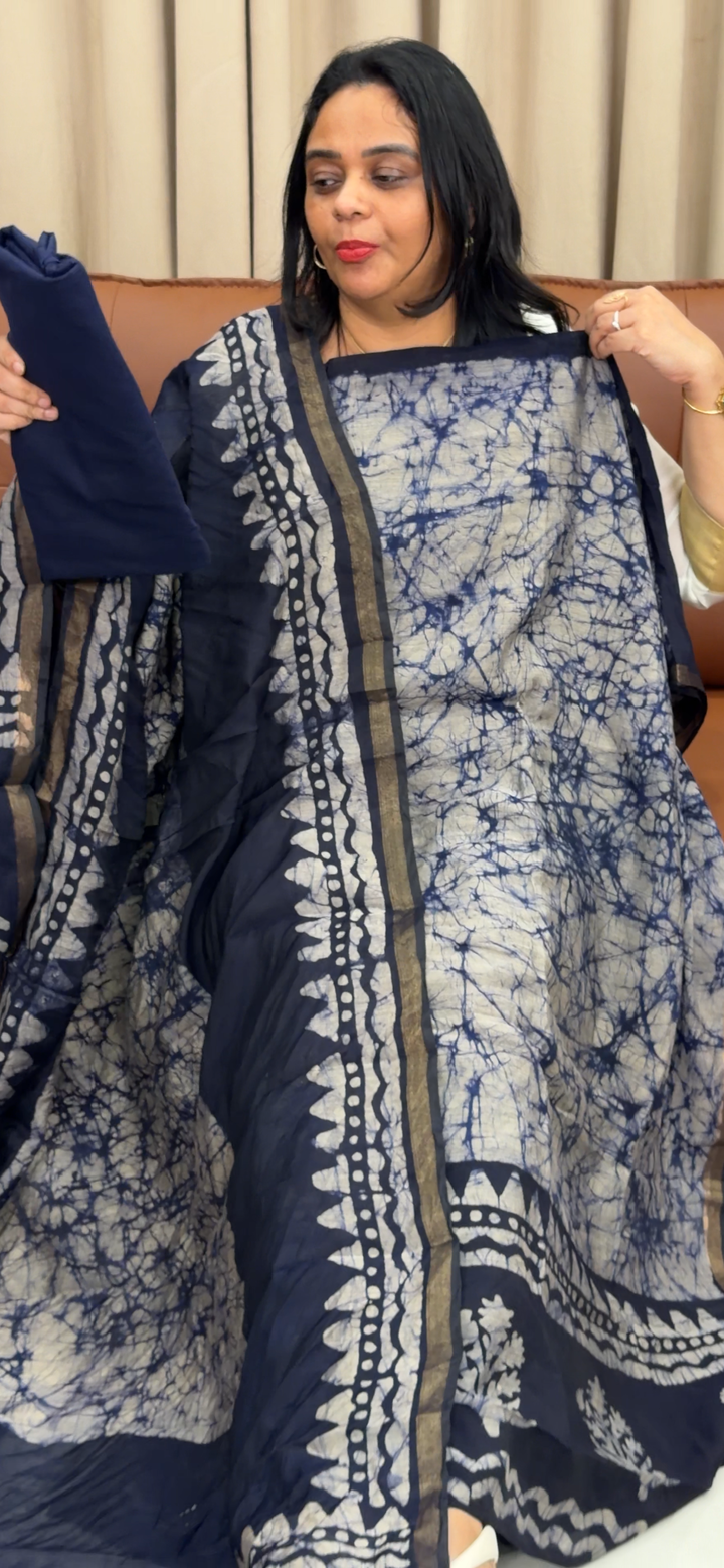 PRINTED UNSTITCHED SALWAR SUITS - NUWA-1390