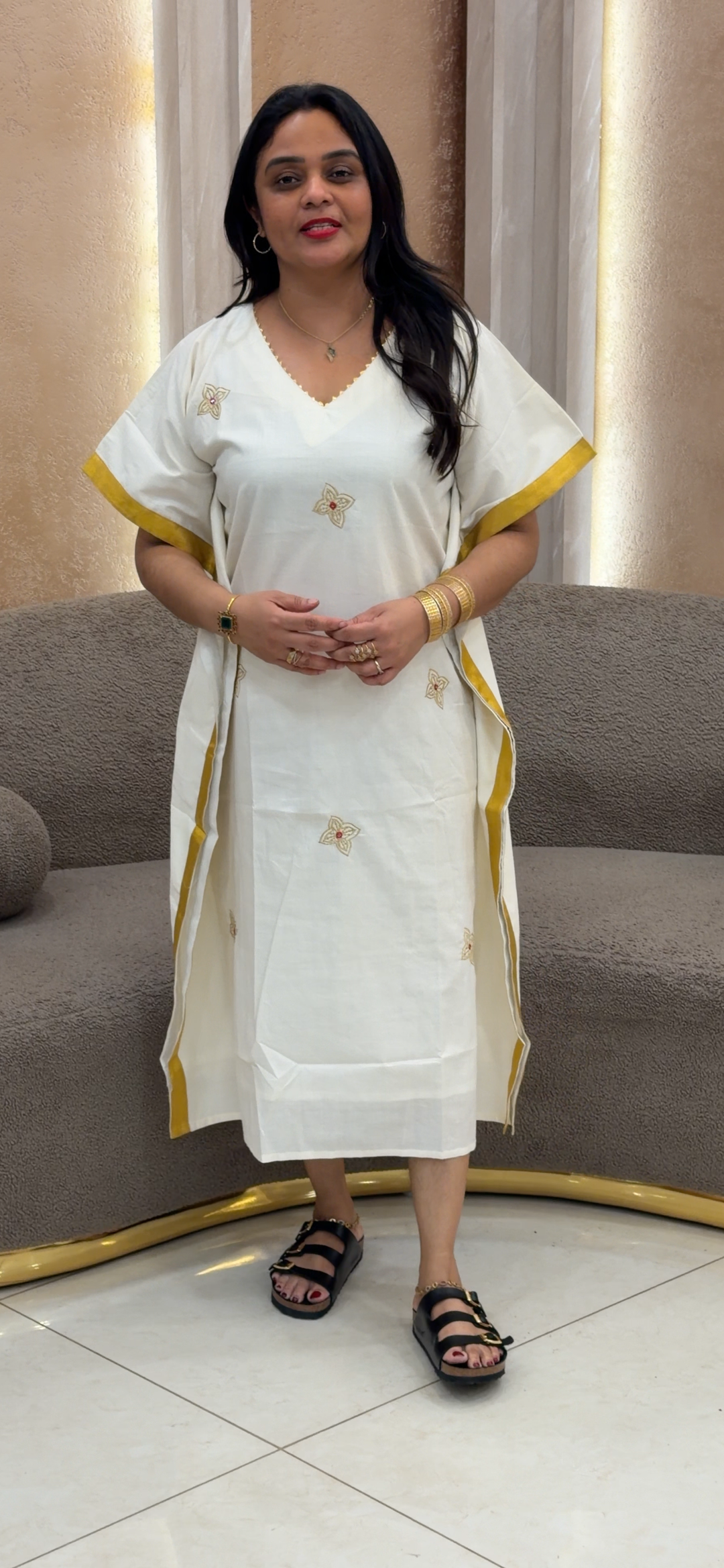 COTTON KAFTAN TOPS - NUWA - 1631