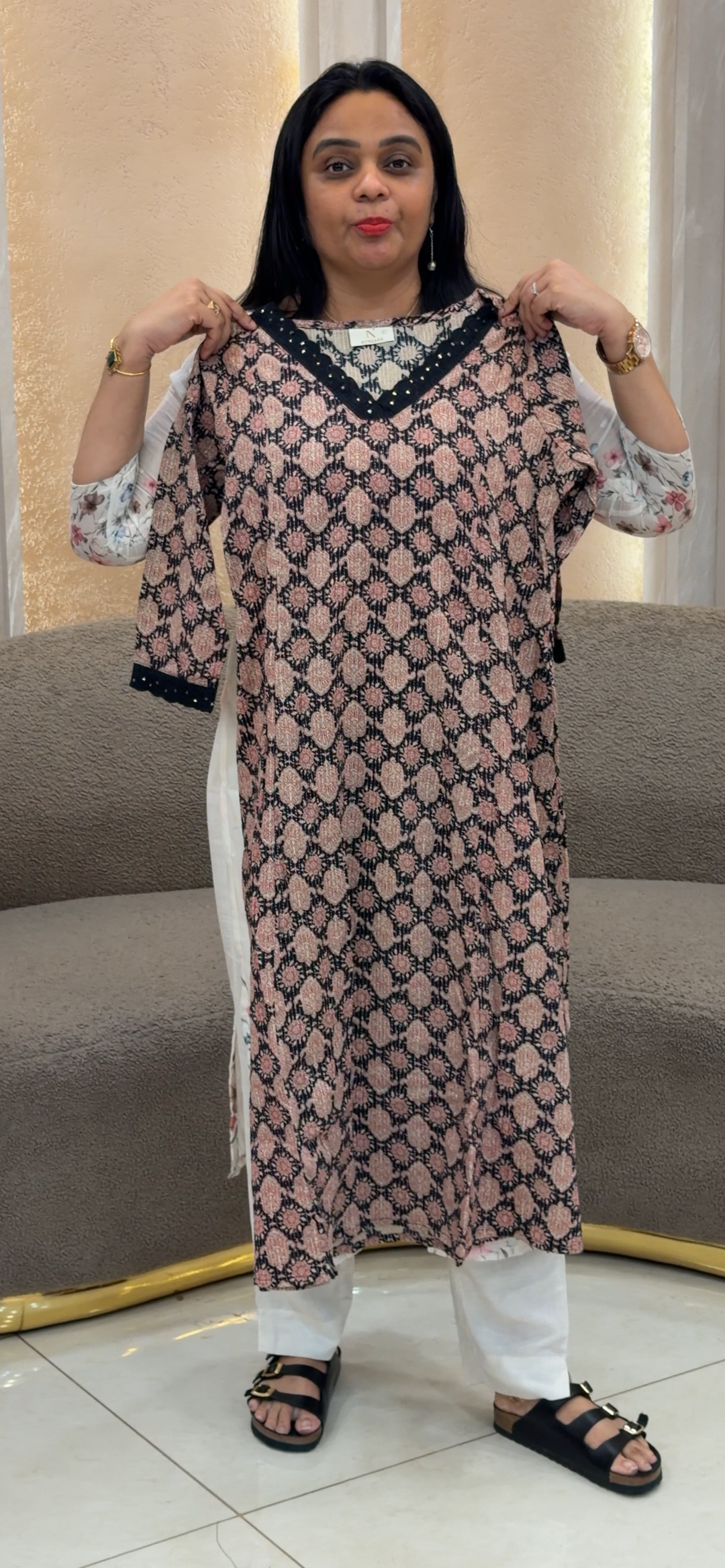 COTTON LONG ALINE TOPS - NUWA - 2320