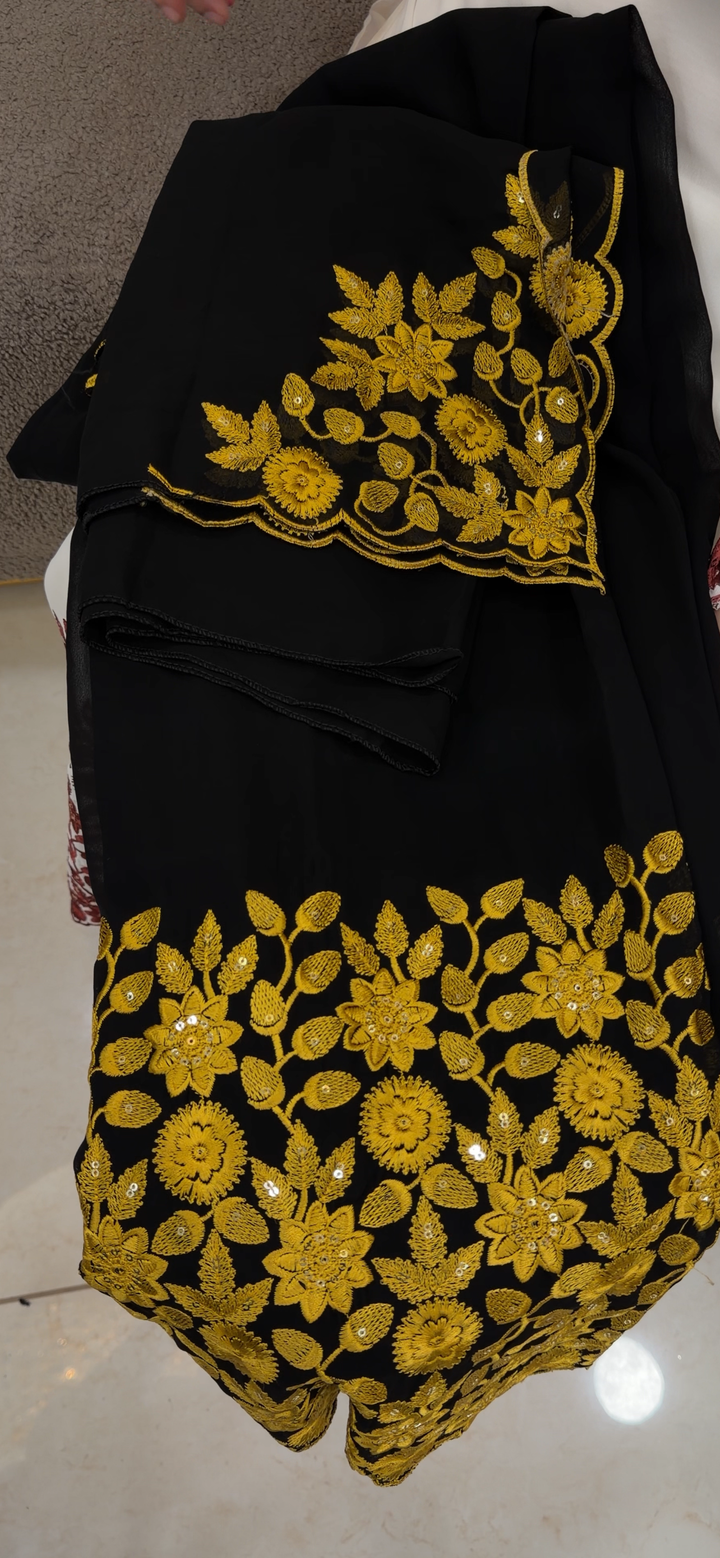 FAUX GEORGETTE UNSTITCHED SALWAR SUITS - NUWA - 1756