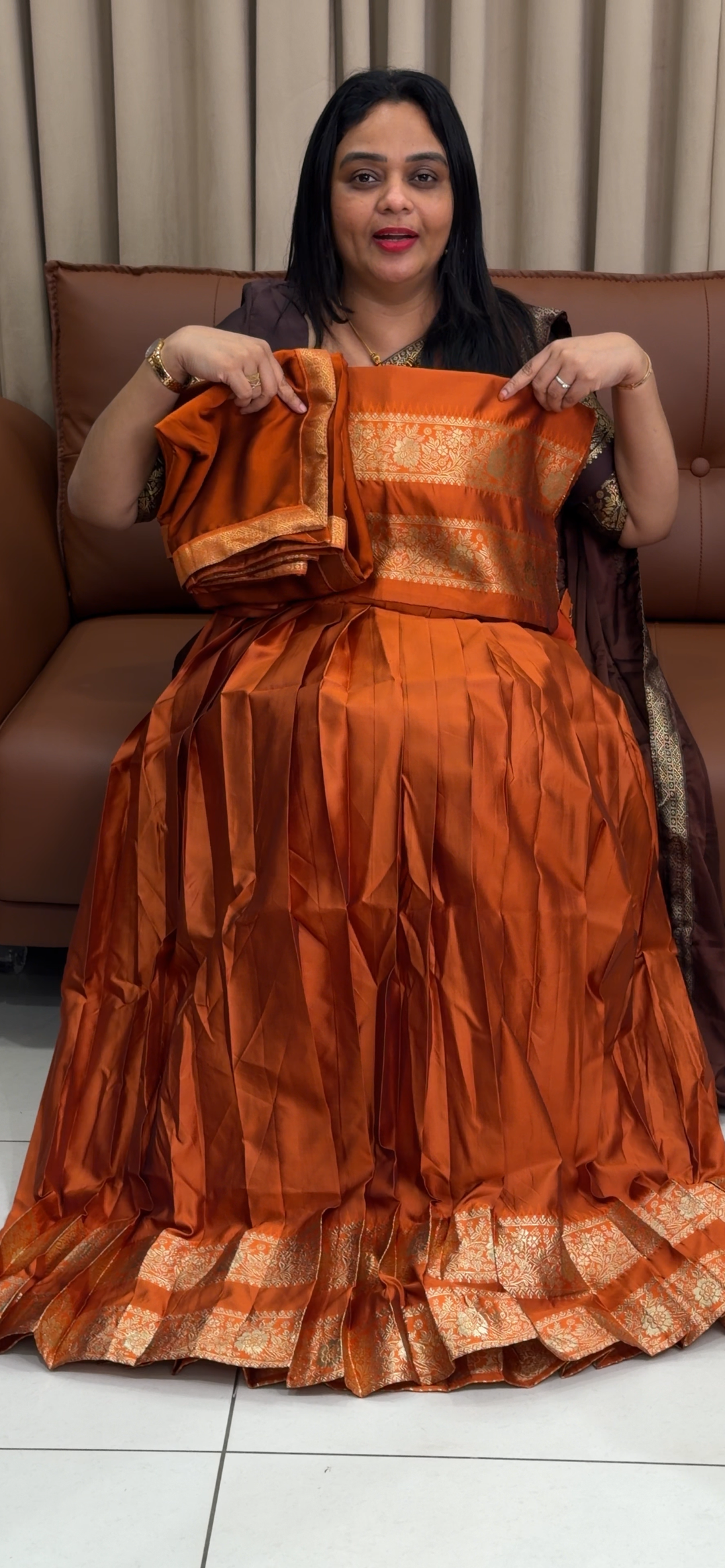 IN-HOUSE SEMI STITCHED DHAVANI SETS - NUWA - 1612