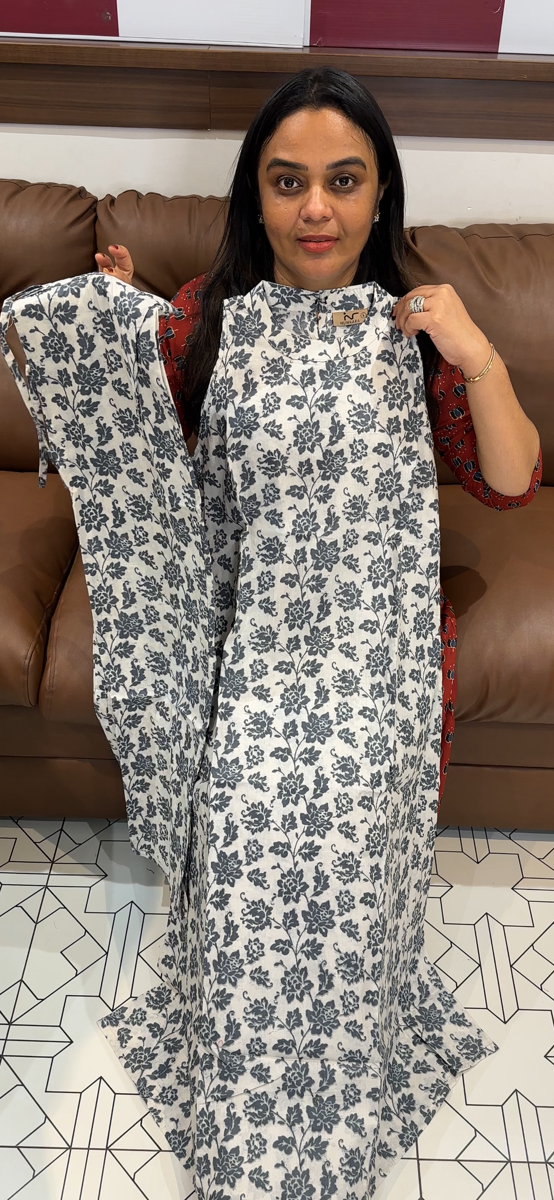 PRINTED LONG CO-ORDS SETS - NUWA - 1131