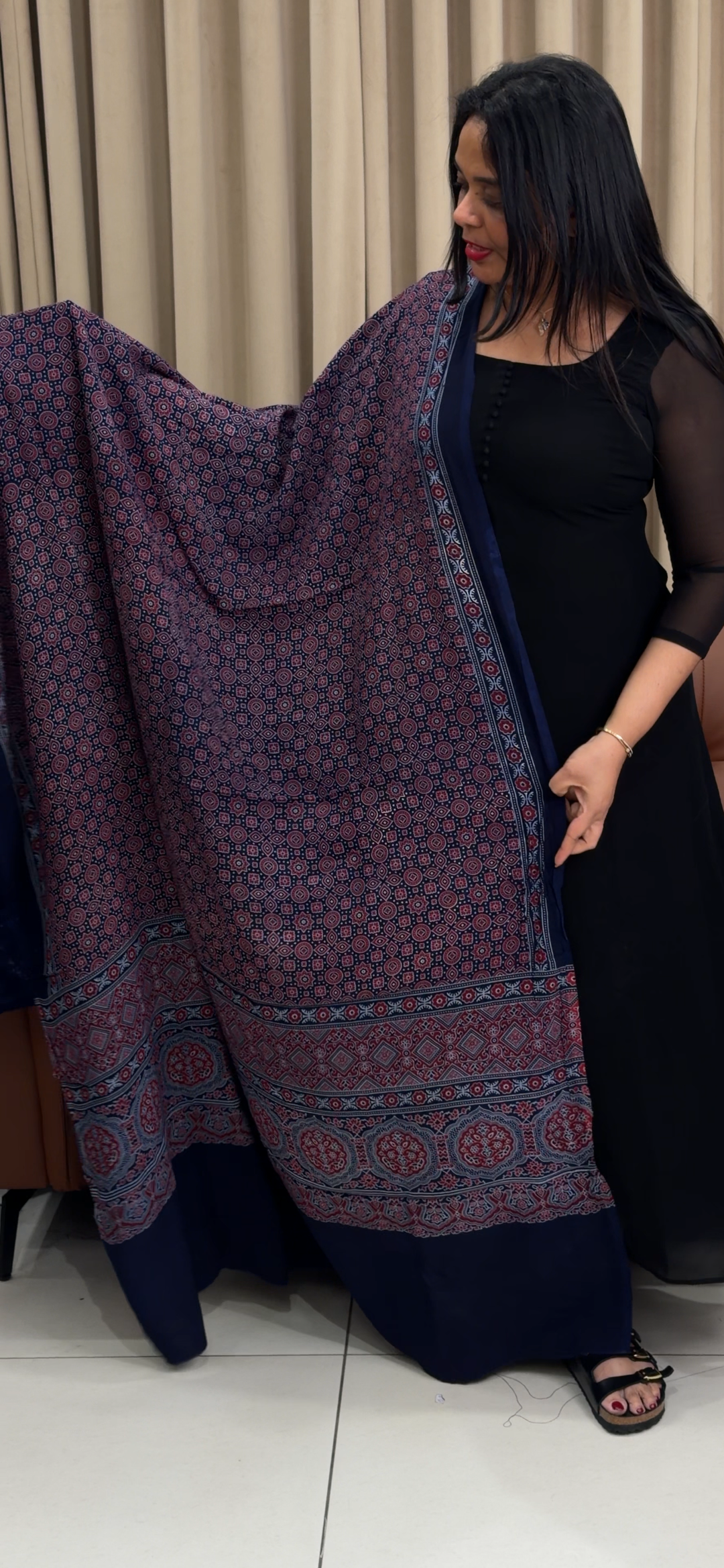 PRINTED MODAL DUPATTA - NUWA - 1607