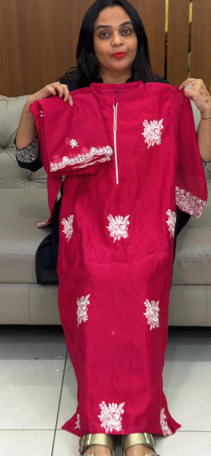 BANARASI MUL TOP, BOTTOM AND DUPATTA - NUWA-790