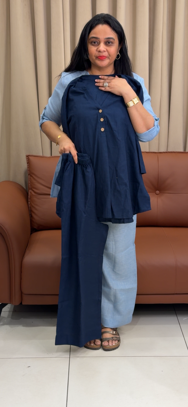 IN-HOUSE LINEN SHORT CO-ORDS SETS - NUWA - 2363