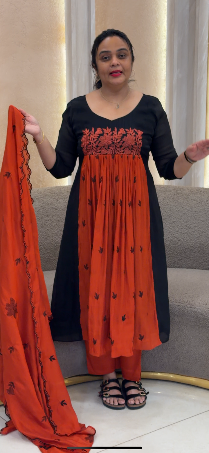 SEMI STITCHED SALWARA SUITS - NUWA - 2014