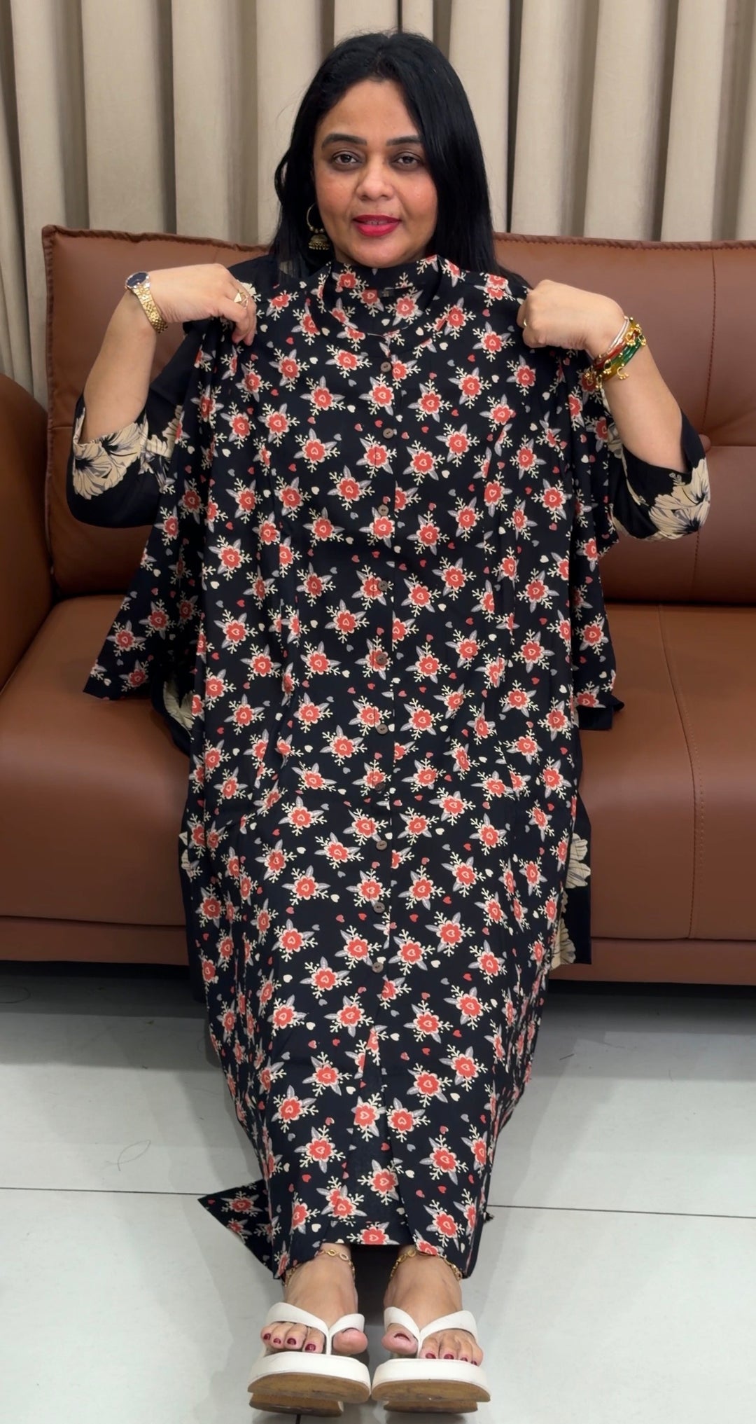 PRINTED COTTON TOPS - NUWA-1550