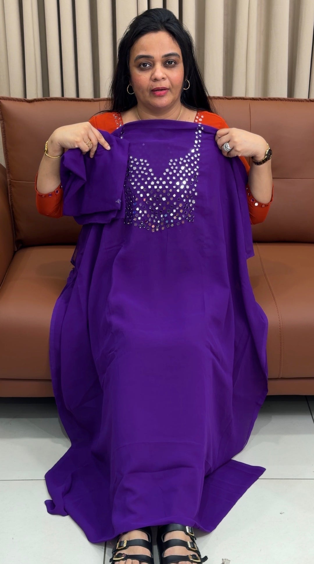 FAUX GEORGETTE UNSTITCHED SALWAR SUITS -NUWA-1997