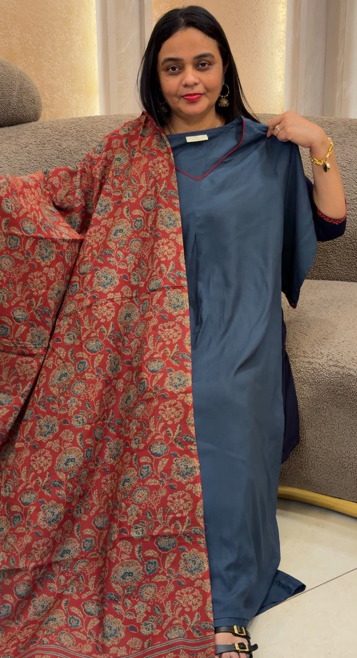 RAYON TOP,BOTTOM AND DUPATTA - NUWA-1645