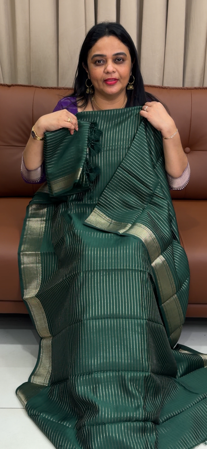MALAI CHANDERI UNSTITCHED SALWAR SUITS  - NUWA - 1557