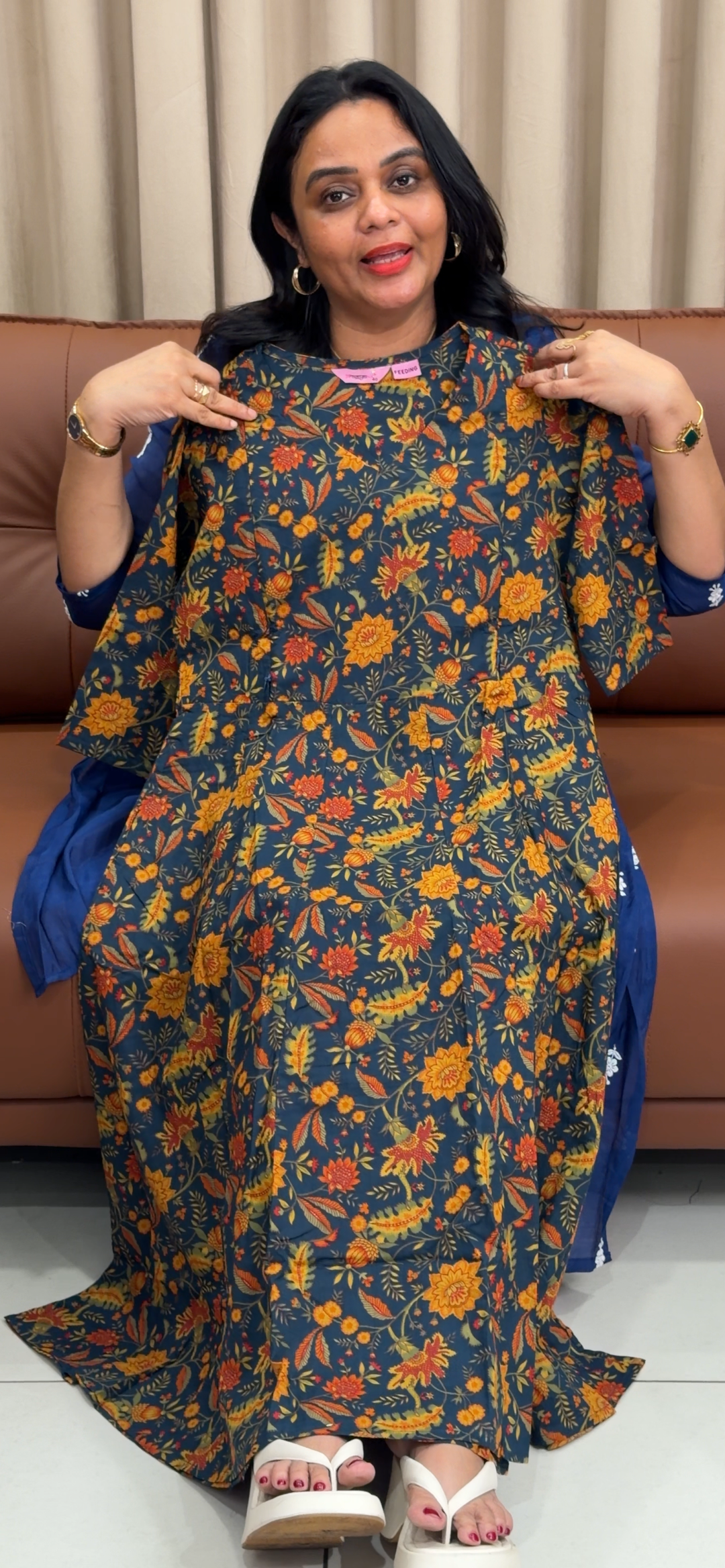 PRINTED ANARKALI TOPS - NUWA- 1426