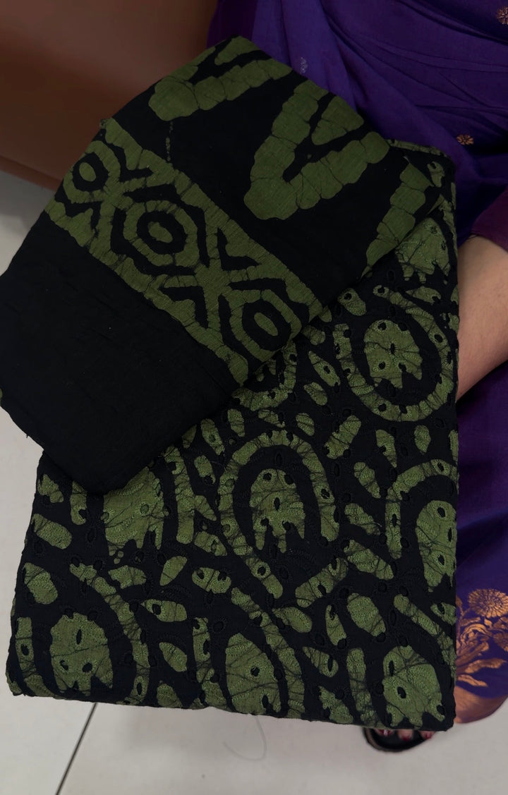 BATIK PRINTED UNDTITCHED SALWAR SUITS - NUWA-1605