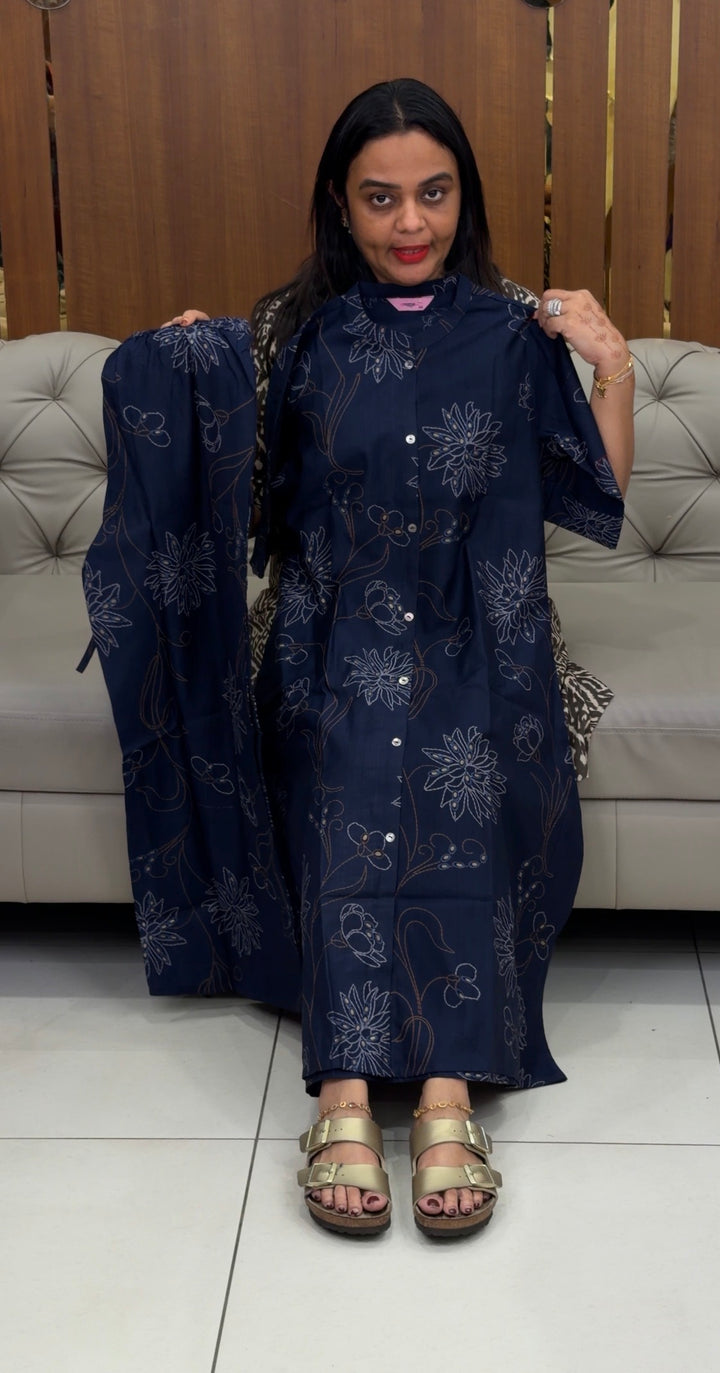 COTTON PRINTED TOP AND BOTTOM - NUWA-801