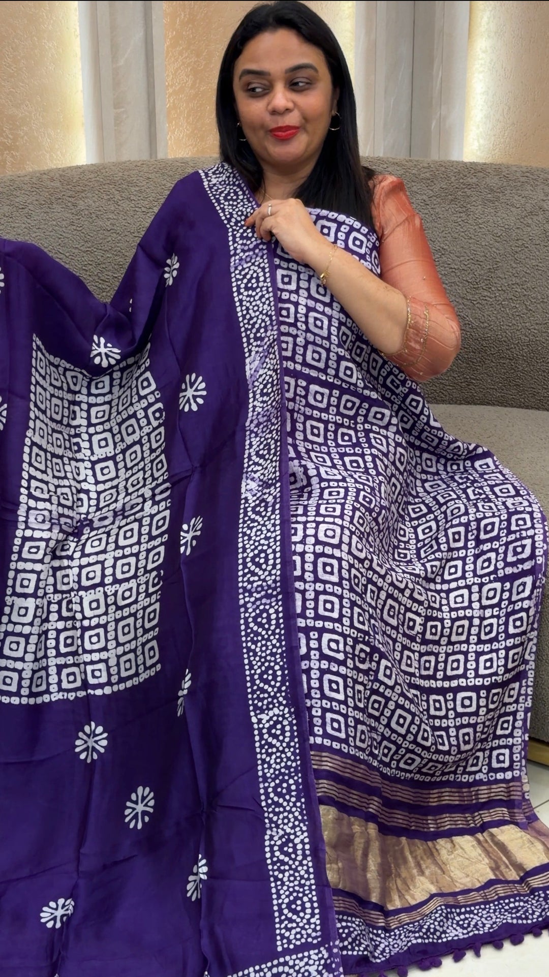 BATIK PRINTED UNSTITCHED SALWAR SUITS - NUWA 1307