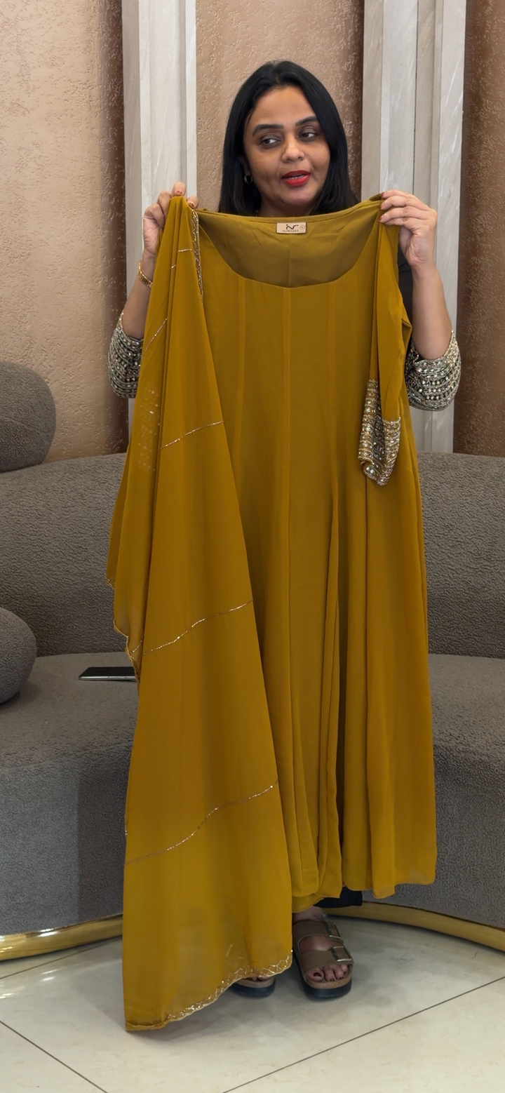 ANARKALI TOP, BOTTOM AND DUPATTA - NUWA - 2099