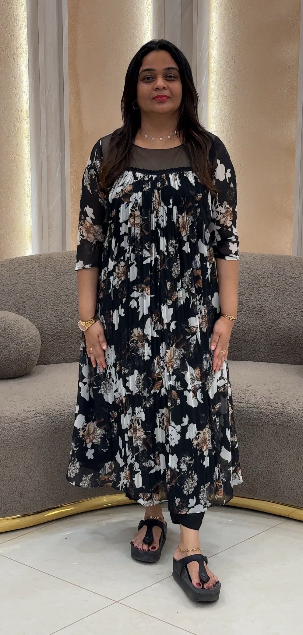 PRINTED ALINE TOPS - NUWA-032