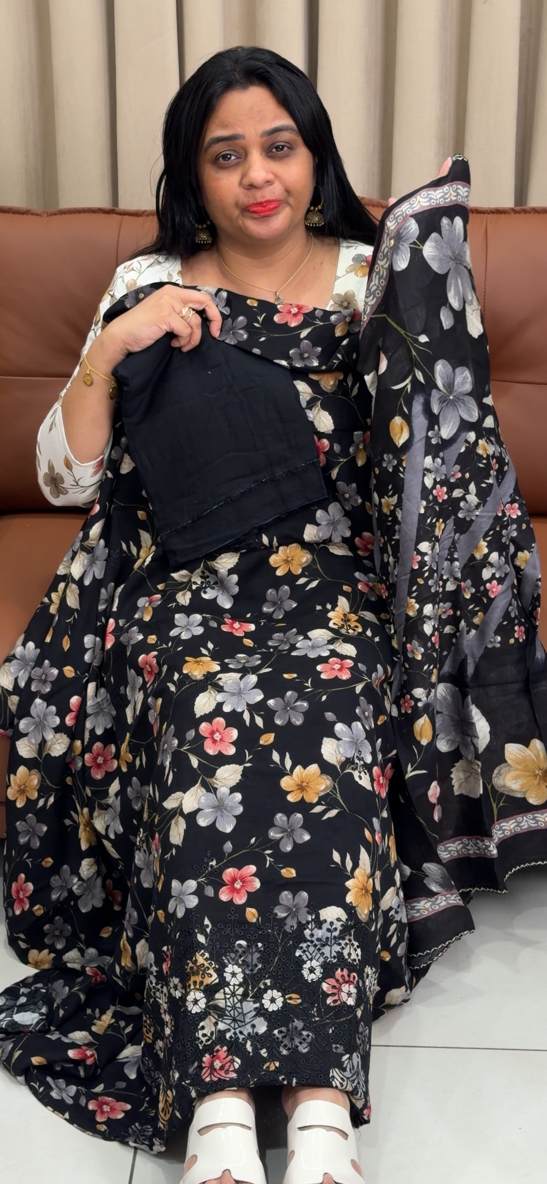 VISCOSE RAYON UNSTITCHED PRINTED SALWAR SUITS - NUWA - 2381
