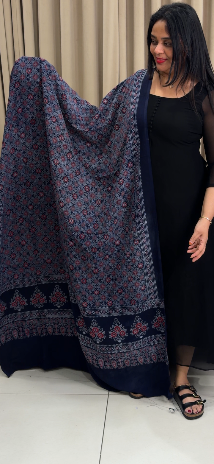 PRINTED MODAL DUPATTA - NUWA - 1607