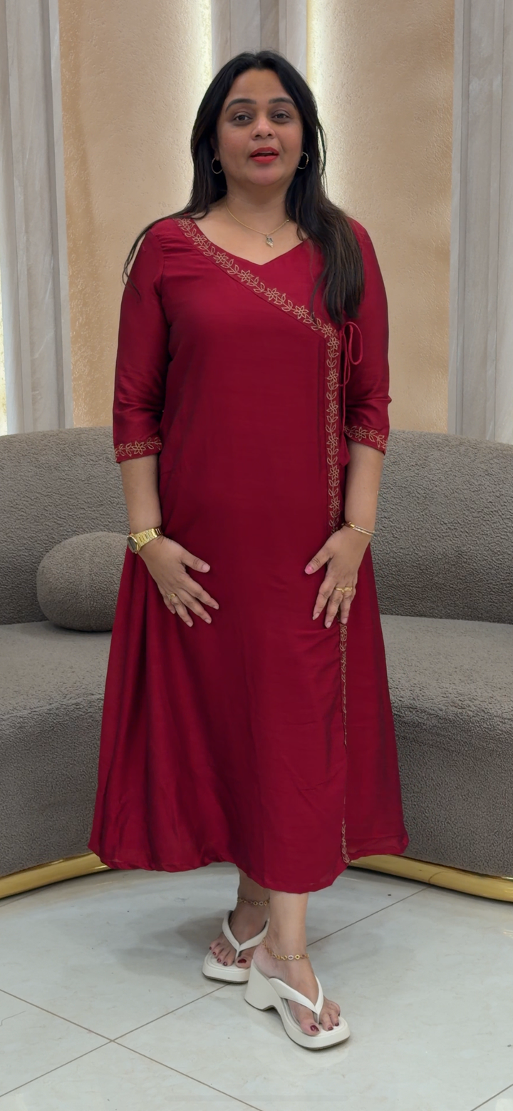 HANDWORKED LONG ALINE TOPS  - NUWA -158