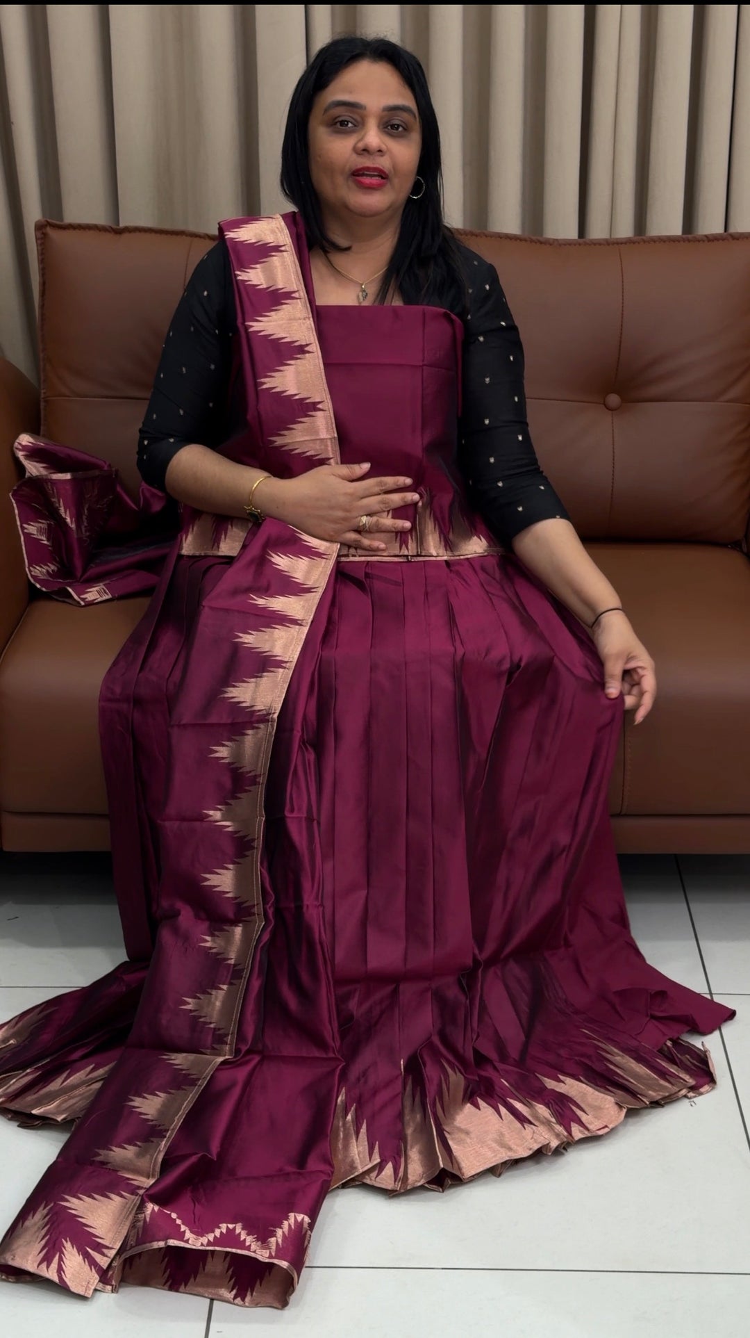 FORWARD SEMI STITCHED DHAVANI SETS - NUWA-1699