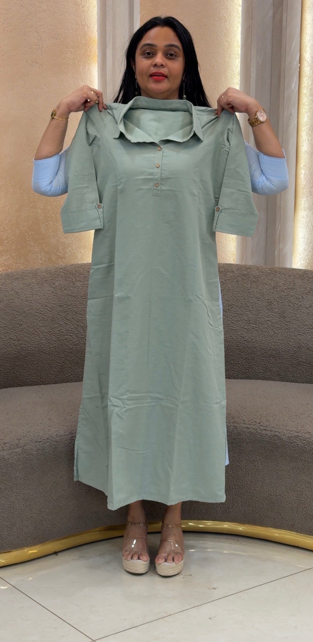 IN-HOUSE LINEN TUNIC TOPS - NUWA - 2257
