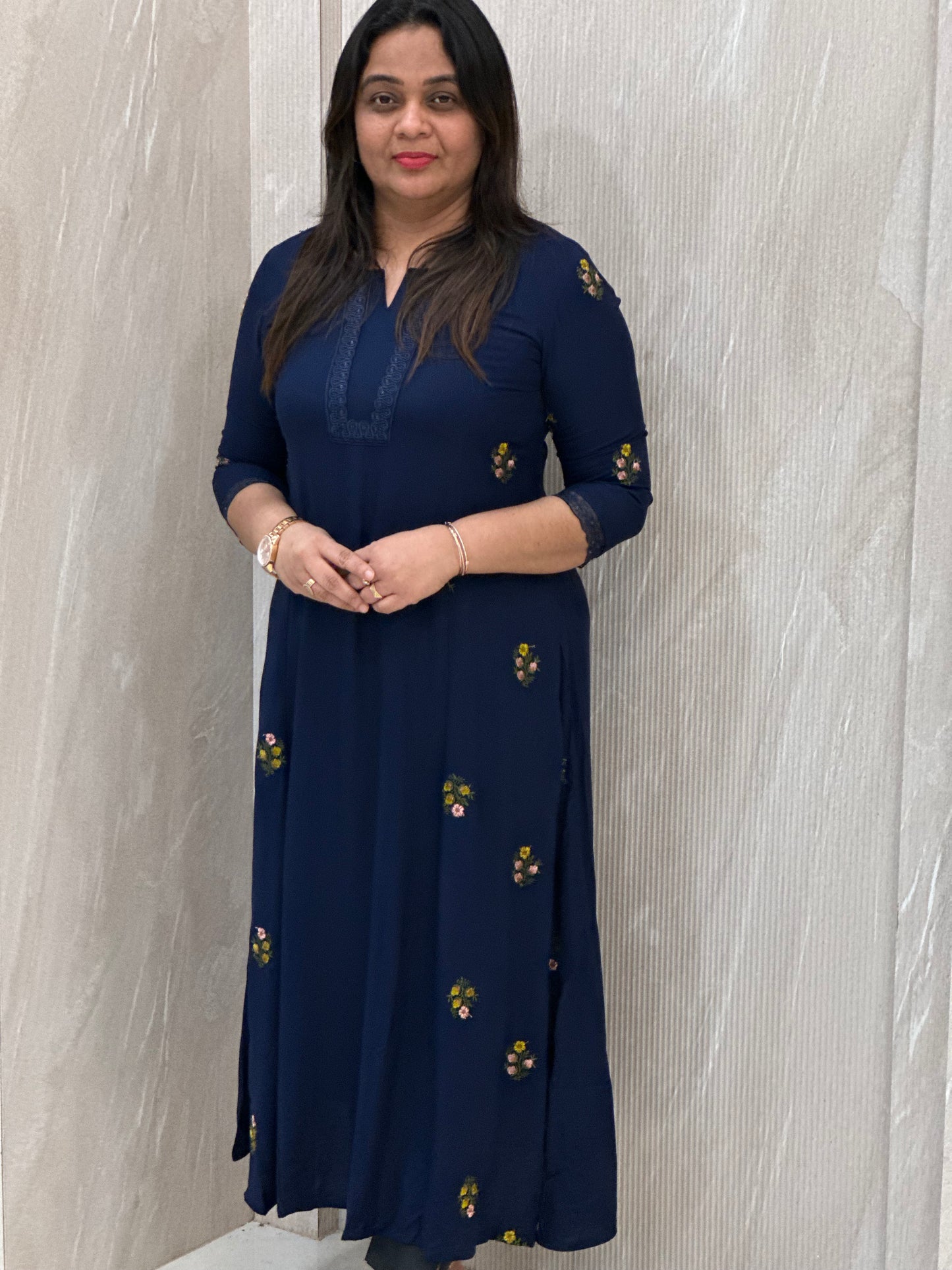 SEMI PARTY WEAR ALINE TOPS - NUWA-005